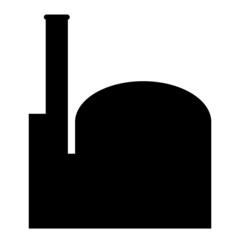 ngi1324 NewGraphicIcon ngi - german: Atomkraftwerk . english: very simple nuclear power plant . icon . g11260