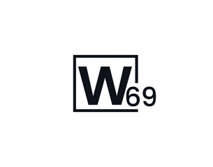 W69, 69W Initial letter logo