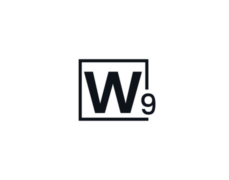W9, 9W Initial letter logo