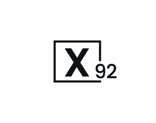 X92, 92X Initial letter logo
