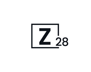 Z28, 28Z Initial letter logo