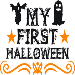 Halloween T-shirt and SVG Design 
