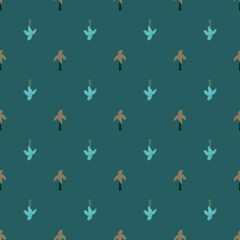 Fototapeta na wymiar Palm tree seamless pattern. Tropical background.