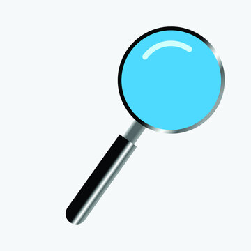 Magnifying Glass. Vector. illustration icon. image. template. Pictogram, search concept. looking for something.