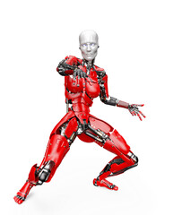 amazing robot is doing a hiphop dance