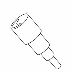 Single element Skyglass. Draw illustration in black and white