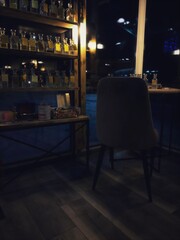 cafe at night