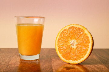 Fresh orange juice