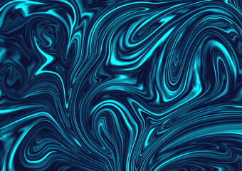 Fototapeta na wymiar Abstract marble texture pattern blue background fluid oil pattern with the wave paint effect.