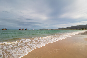 costa da praia da Cachoeira do Bom Jesus Canavieiras Florianópolis Santa Catarina Brasil Florianopolis