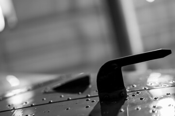 Pitot tube on exterior of an aircraft used to measure airspeed using pressure