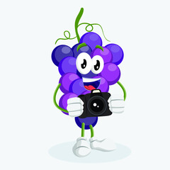 Grape Logo mascot