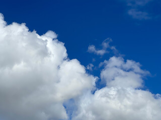 blue sky and clouds