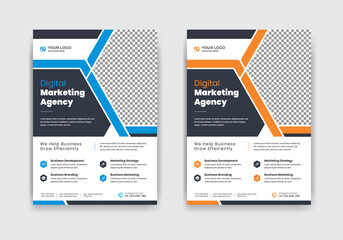 Obraz premium Corporate Business Flyer Design Template