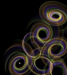 abstract background with circles