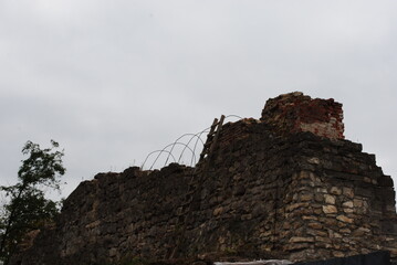 Fototapeta premium ruins of the old castle