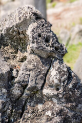 A rough, organic rock as background