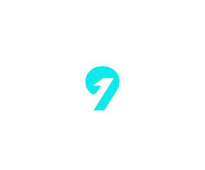 91 Letter  Logo Design Template Vector Graphic Branding Element. - obrazy, fototapety, plakaty