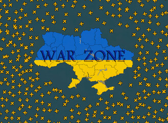 Ukrane russia war no fly zone for planes on radar