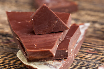 real milk chocolate with powdered milk