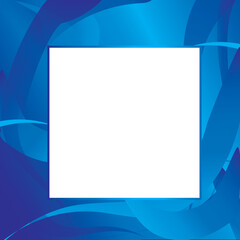 Abstract Blue Background with a White Text Box