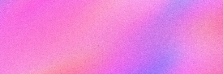 Abstract pastel holographic blurred grainy pink purple gradient banner digital background texture. Colorful digital grain soft noise effect pattern. Lo-fi multicolor vintage retro design.