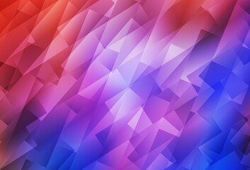 Obraz premium Light Blue, Red vector background with rectangles.