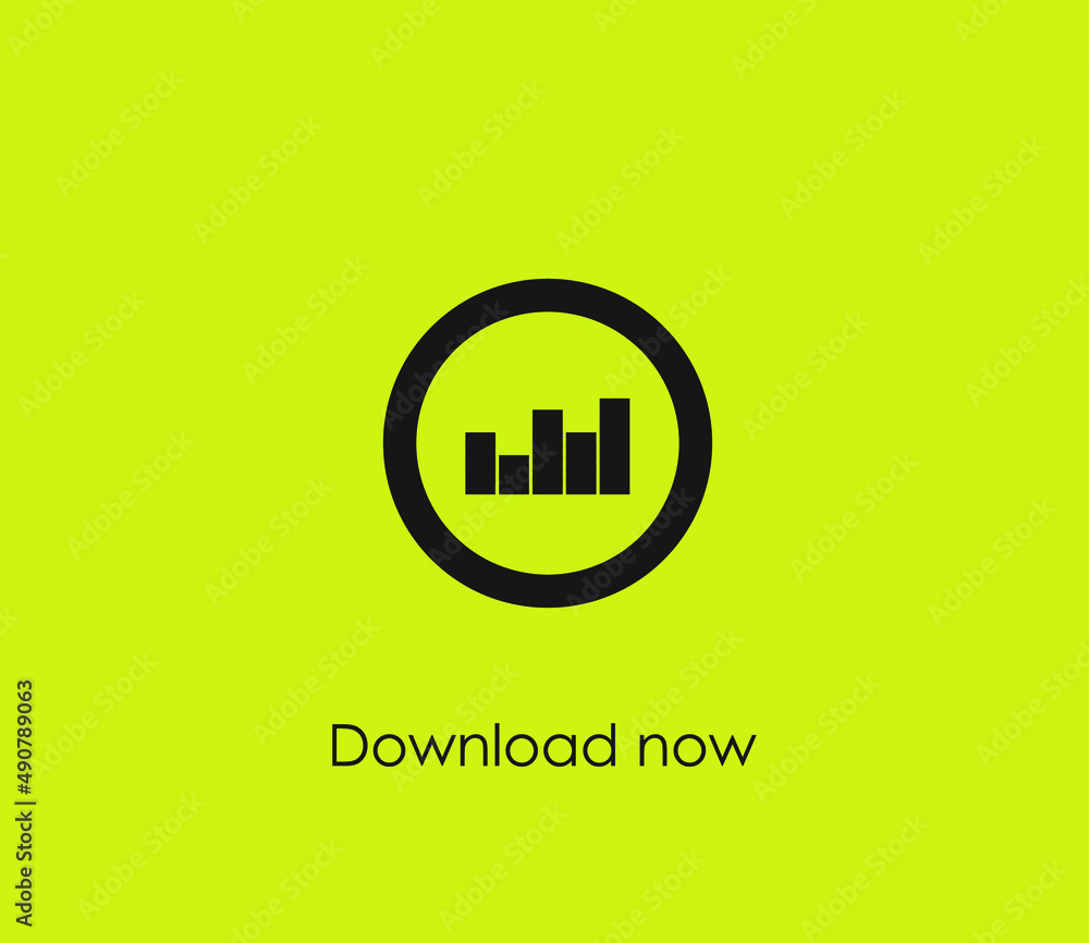 Poster finance vector icon. editable stroke. symbol in line art style for design, presentation, website or 