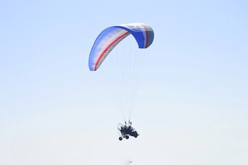 paraglider in the sky