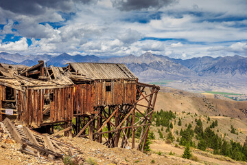 Abandoned silver mine in Mackay, Idaho, USA