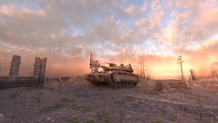 Fototapeta premium 戦場