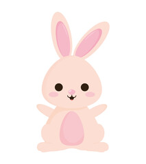 cute pink bunny