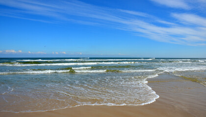 Sea waves over the Baltic Sea © Leszek