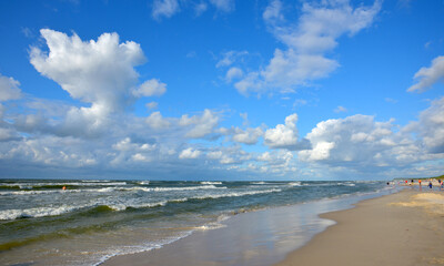 Sea waves over the Baltic Sea © Leszek