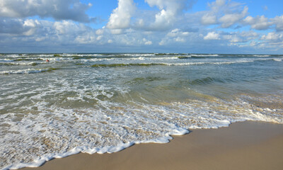 Sea waves over the Baltic Sea © Leszek