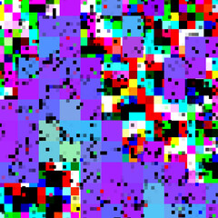 Emergence pixel art background.