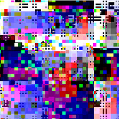 Emergence pixel art background.