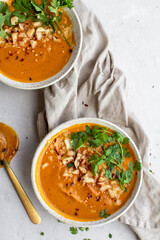 butternut squash red pepper soup