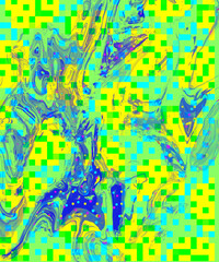 Emergence texture art background.