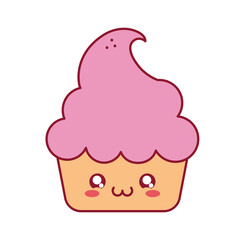 kawaii cupcake design