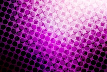 Light Pink vector layout with circle shapes.