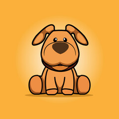 my dog ​​is very obedient he is cute and adorable, the color is brown and he is sitting