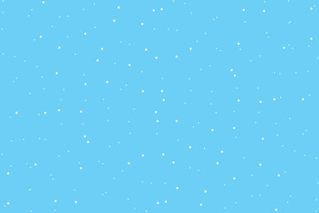 Winter seamless pattern with falling snow. Illustration