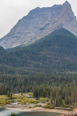 Glacier National Park Mountain Landscape