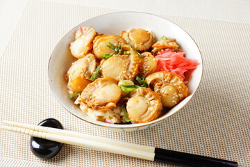 貝柱丼　海鮮和食