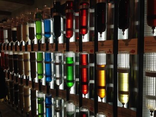 Wine cellar. Patterbarn. Colors. Austria.