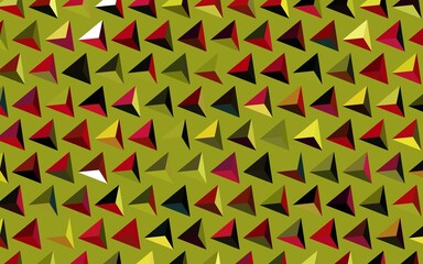 Dark Multicolor vector background with polygonal style.