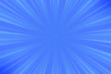 Comic Abstract Blue Background