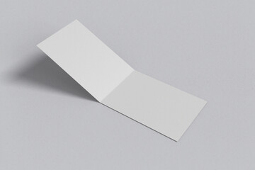 A4 Flyer Landscape Bi-Fold Invitation Card Mockups