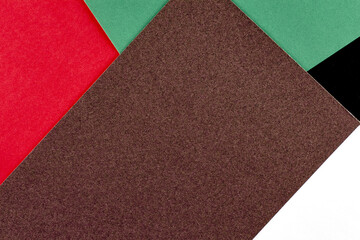 Fototapeta premium multicolor abstract background made of colored paper sheets